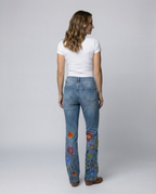 High-waisted women's flared pants-prime-amsterdam20250305-Calm Wears-Lilac Flower-S-Calm Wears