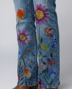 High-waisted women's flared pants-prime-amsterdam20250305-Calm Wears-Lilac Flower-S-Calm Wears