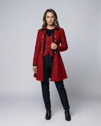 Historical women's hooded coat-https://detail.1688.com/offer/587631646700.html-Calm Wears-Red-S-Calm Wears