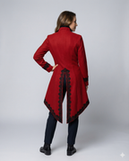 Historical women's hooded coat-https://detail.1688.com/offer/587631646700.html-Calm Wears-Red-S-Calm Wears