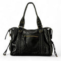 Handbag for School Shoulder Strap in Rigid Leather-dione couture20260421-Calm Wears-Black-Calm Wears