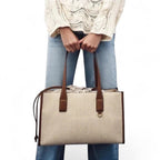 Elegant Canvas Tote Handbag-dione couture20260420-Calm Wears-Beige-Calm Wears
