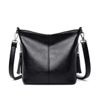 Handbag Shoulder Bag in Rigid Leather-dione couture20260421-Calm Wears-Black-Calm Wears