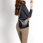Handbag Shoulder Bag in Rigid Leather-dione couture20260421-Calm Wears-Black-Calm Wears