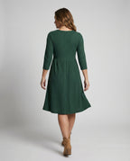 Knit dress Long sleeves Women-https://detail.1688.com/offer/858922311698.html-Calm Wears-Green-S-Calm Wears