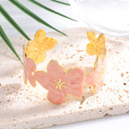 Ladies' bangle with floral motifs Calm Wears-https://detail.1688.com/offer/1055941439300.html-Calm Wears-Black-Calm Wears