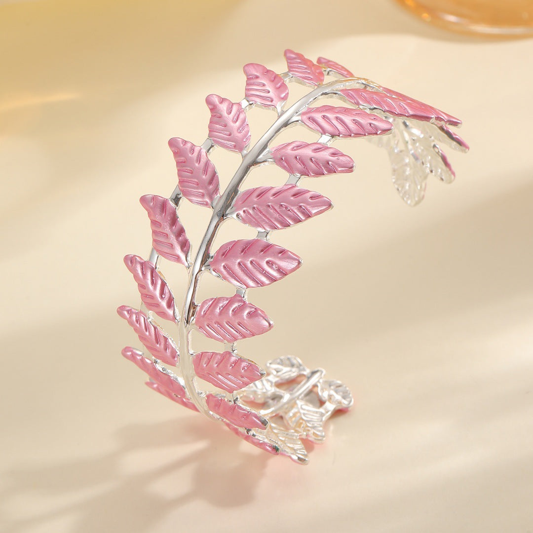 Ladies bracelet in elegant leaf design Calm Wears-https://detail.1688.com/offer/963955012371.html-Calm Wears-Style 5-Calm Wears