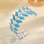 Ladies bracelet in elegant leaf design Calm Wears-https://detail.1688.com/offer/963955012371.html-Calm Wears-Style 5-Calm Wears