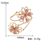 Ladies bracelet with artistic flower design Calm Wears-https://detail.1688.com/offer/1051505835518.html-Calm Wears-Lilac-Calm Wears
