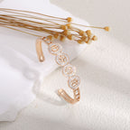 Ladies bracelet with elaborate infinity symbol and sparkling zirconia Calm Wears-https://detail.1688.com/offer/918155870352.html-Calm Wears-Gold-Calm Wears