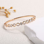 Ladies bracelet with elaborate infinity symbol and sparkling zirconia Calm Wears-https://detail.1688.com/offer/918155870352.html-Calm Wears-Gold-Calm Wears