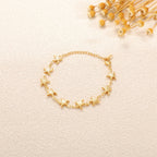 Ladies' bracelet with elegant heart design and fine link chain Calm Wears-https://detail.1688.com/offer/980513874773.html-Calm Wears-Unknown-Calm Wears