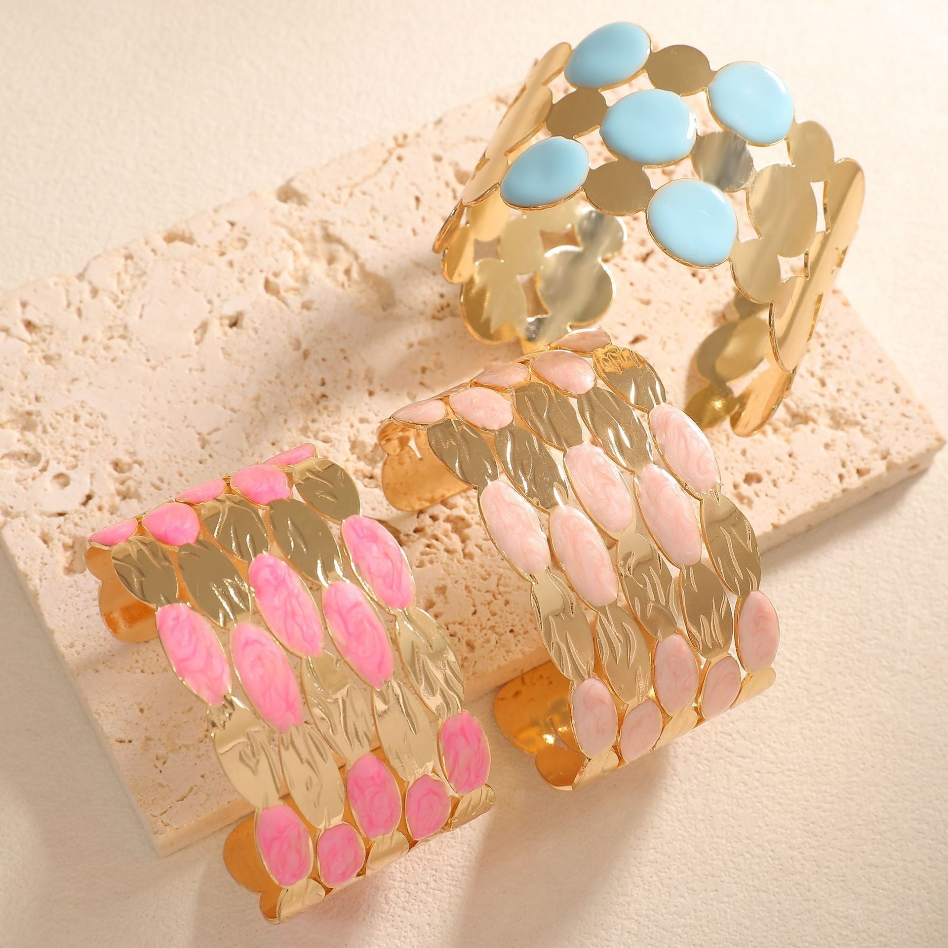 Ladies bracelet with intricate floral design Calm Wears-https://detail.1688.com/offer/1048254119012.html-Calm Wears-Style 3-Calm Wears