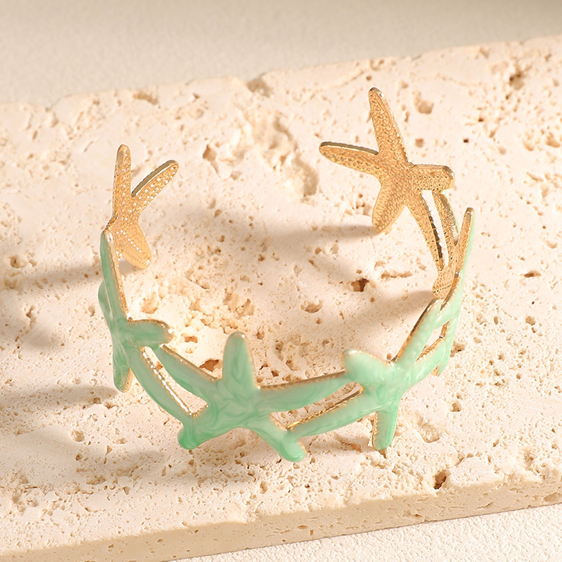 Ladies bracelet with intricate starfish design Calm Wears-https://detail.1688.com/offer/1045429218926.html-Calm Wears-Style 3-Calm Wears