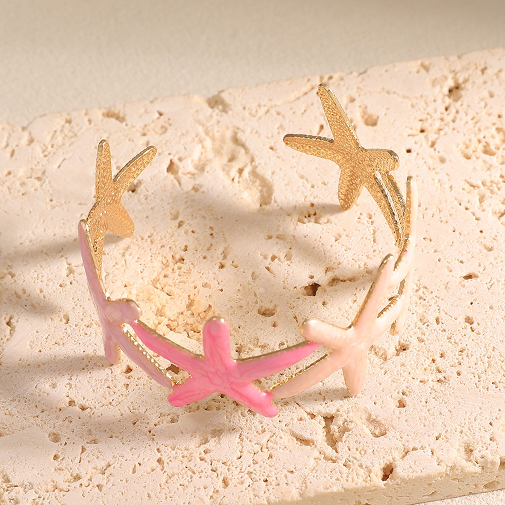 Ladies bracelet with intricate starfish design Calm Wears-https://detail.1688.com/offer/1045429218926.html-Calm Wears-Style 4-Calm Wears