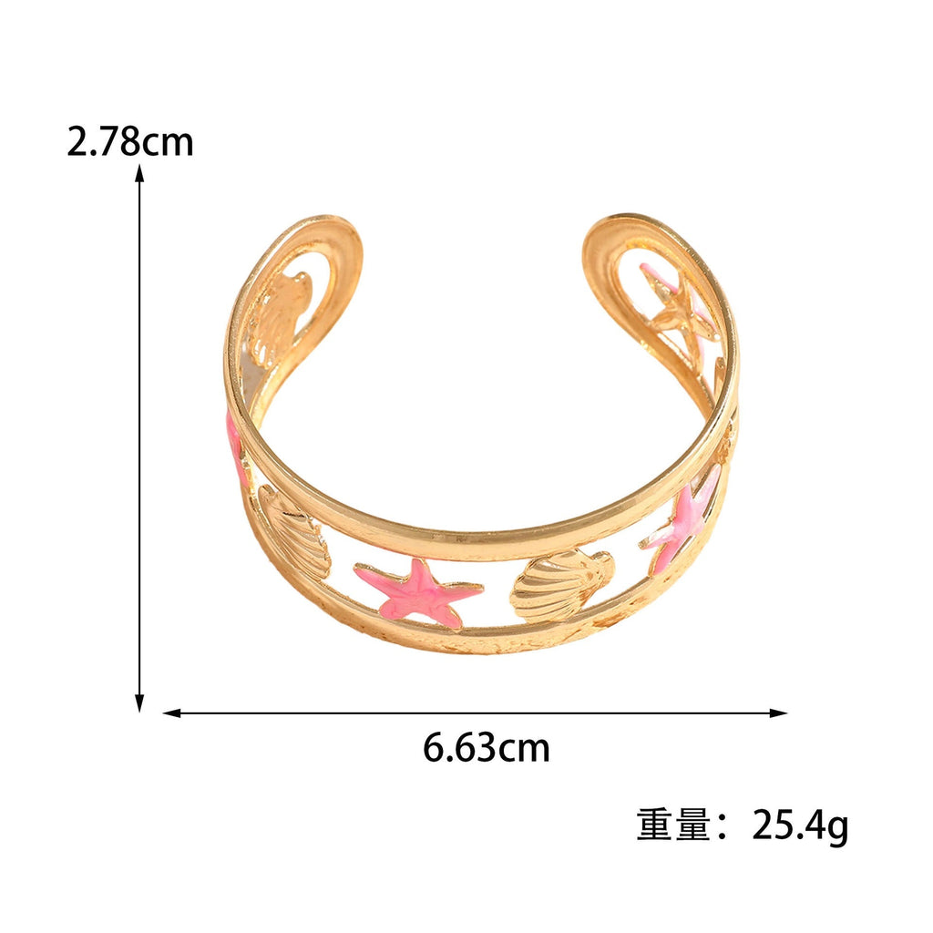 Ladies bracelet with intricate starfish design Calm Wears-https://detail.1688.com/offer/1045429218926.html-Calm Wears-Style 5-Calm Wears
