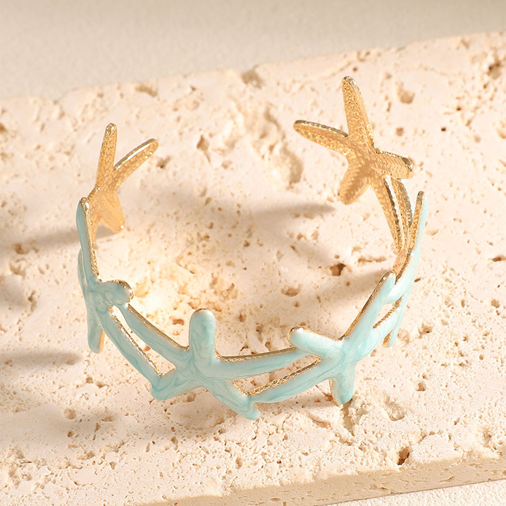 Ladies bracelet with intricate starfish design Calm Wears-https://detail.1688.com/offer/1045429218926.html-Calm Wears-Style 5-Calm Wears