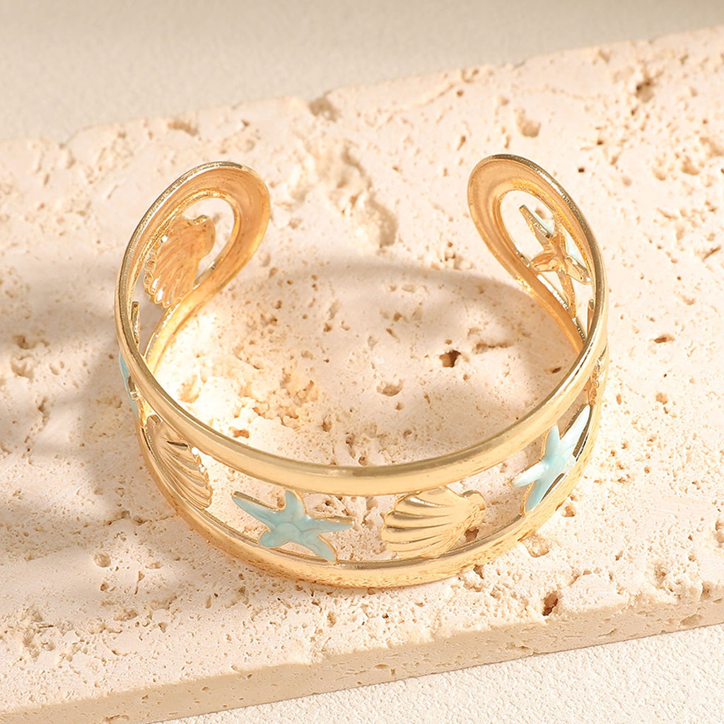 Ladies bracelet with intricate starfish design Calm Wears-https://detail.1688.com/offer/1045429218926.html-Calm Wears-Style 5-Calm Wears