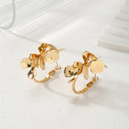 Ladies Creoles with artistic floral ornament Calm Wears-https://detail.1688.com/offer/730490113011.html-Calm Wears-Gold-Calm Wears