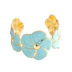 Ladies cuff bracelet with elaborate flower pattern Calm Wears-https://detail.1688.com/offer/1055939603142.html-Calm Wears-Black-Calm Wears