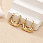 Ladies earrings in a modern, curved design Calm Wears-https://detail.1688.com/offer/806359897796.html-Calm Wears-Gold yellow-Calm Wears