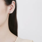 Ladies earrings in an elegant butterfly design with sparkling zirconia Calm Wears-https://detail.1688.com/offer/674094472601.html-Calm Wears-Platinum-925-Calm Wears