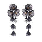 Ladies' earrings in elegant floral design Calm Wears-https://detail.1688.com/offer/1052797622039.html-Calm Wears-Lilac-Calm Wears