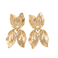 Ladies earrings in elegant leaf design Calm Wears-https://detail.1688.com/offer/963159850239.html-Calm Wears-Gold-Calm Wears