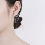 Ladies earrings in infinity design made of high-quality material Calm Wears-https://detail.1688.com/offer/662699795366.html-Calm Wears-Rose gold-925-Calm Wears