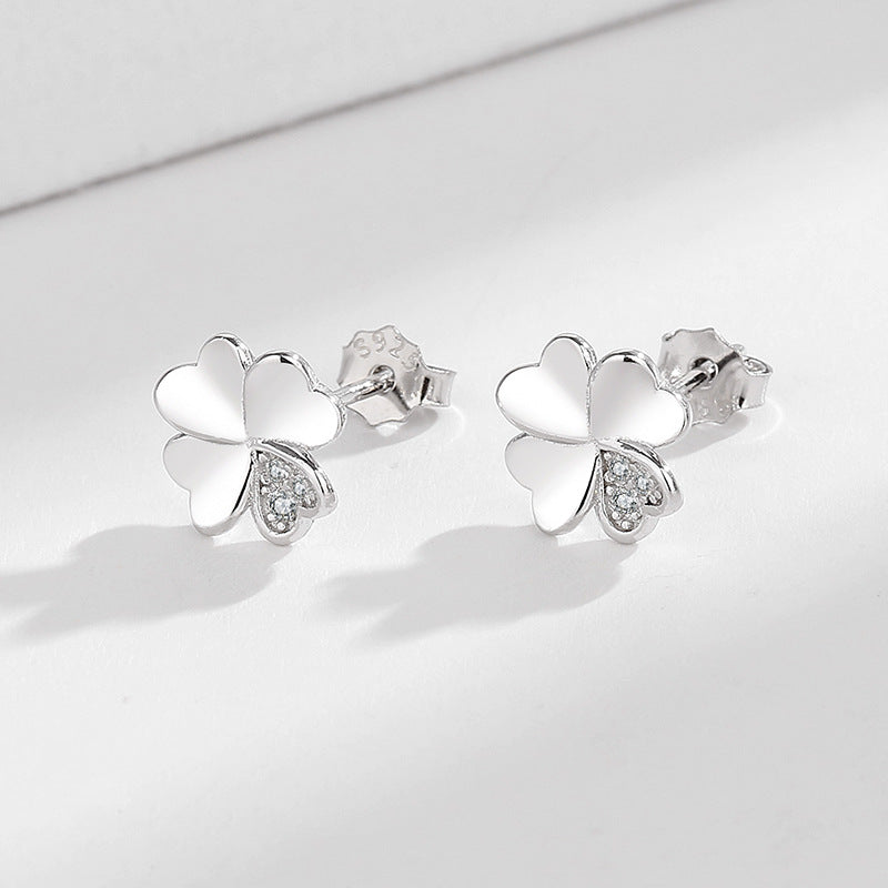 Ladies earrings in modern floral design Calm Wears-https://detail.1688.com/offer/671500882651.html-Calm Wears-Platinum-925-Calm Wears