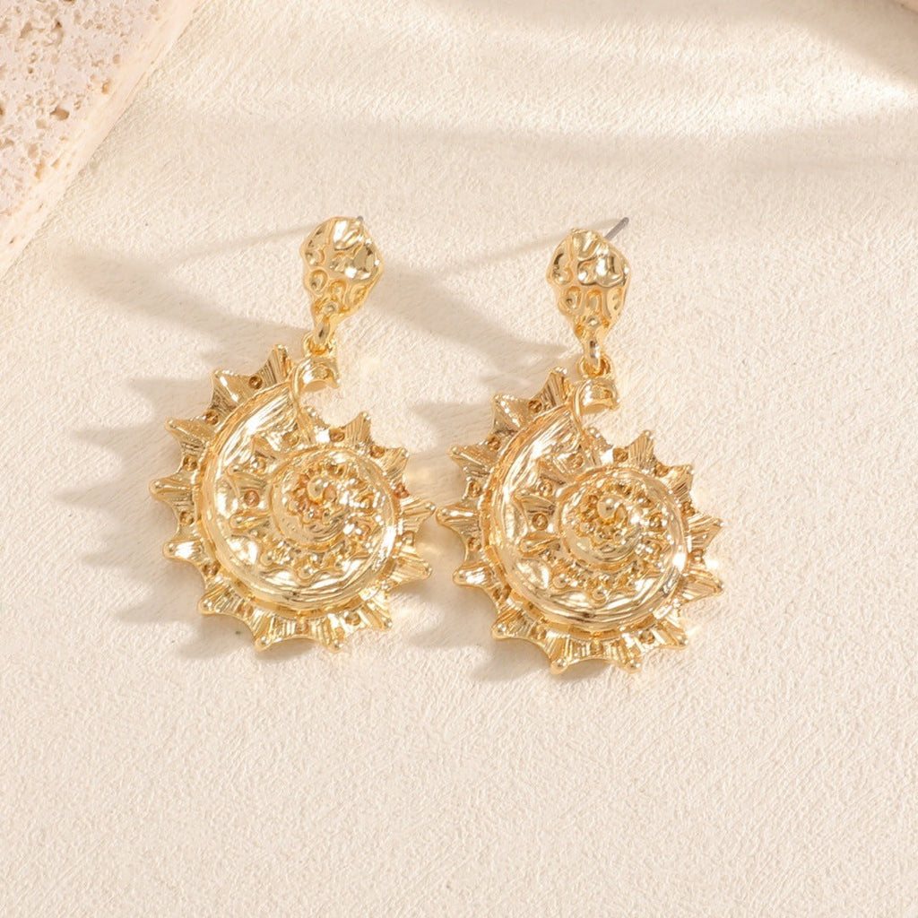 Ladies earrings in shell design Calm Wears-https://detail.1688.com/offer/966496729687.html-Calm Wears-Unknown-Calm Wears