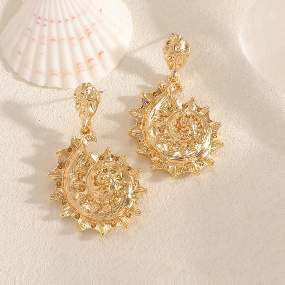 Ladies earrings in shell design Calm Wears-https://detail.1688.com/offer/966496729687.html-Calm Wears-Unknown-Calm Wears
