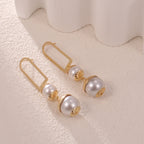 Ladies earrings with elegant pearl design Calm Wears-https://detail.1688.com/offer/873624974659.html-Calm Wears-Gold yellow-Calm Wears
