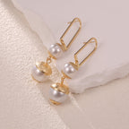 Ladies earrings with elegant pearl design Calm Wears-https://detail.1688.com/offer/873624974659.html-Calm Wears-Gold yellow-Calm Wears