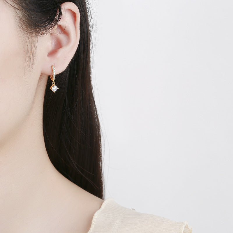 Ladies earrings with sparkling crystals and high-quality gold plating Calm Wears-https://detail.1688.com/offer/673201980865.html-Calm Wears-Gold-925-Calm Wears