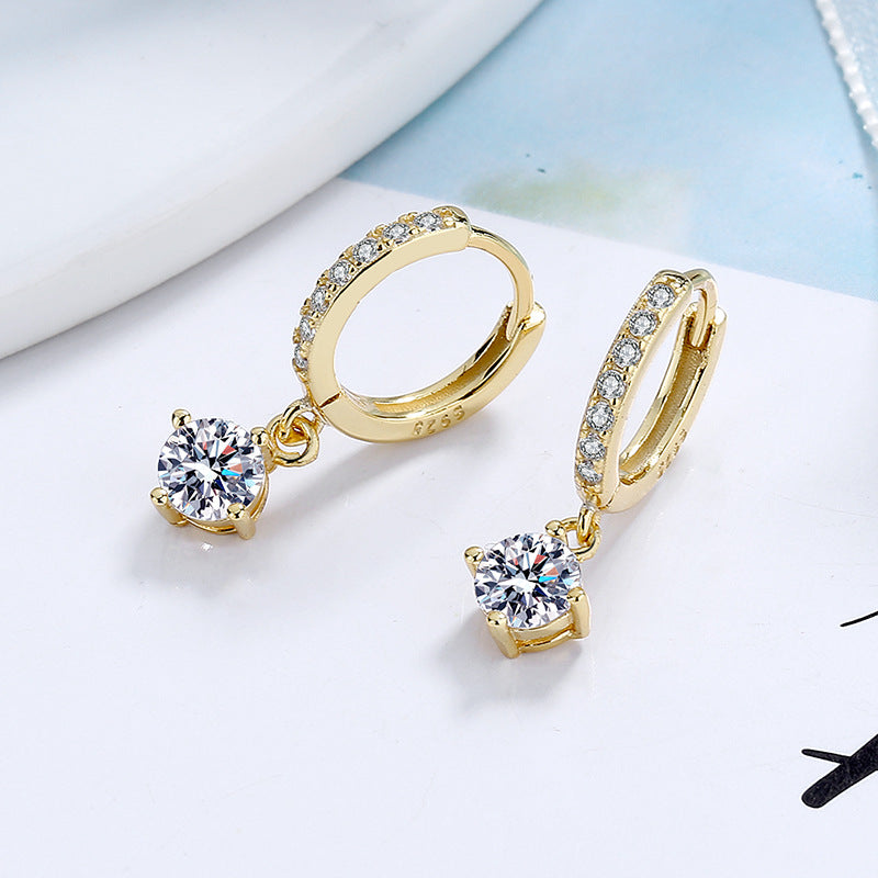 Ladies earrings with sparkling crystals and high-quality gold plating Calm Wears-https://detail.1688.com/offer/673201980865.html-Calm Wears-Gold-925-Calm Wears