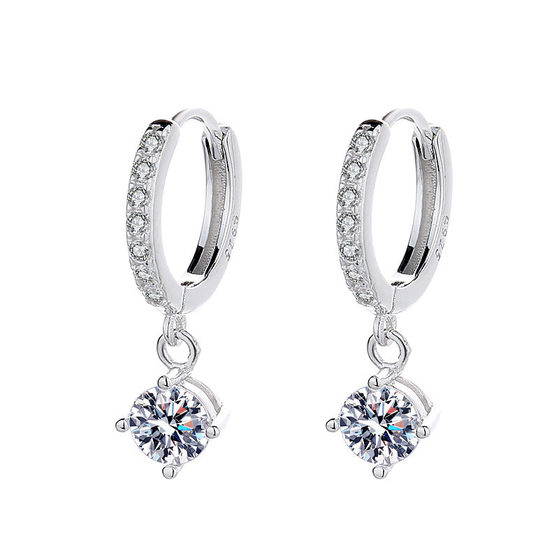 Ladies earrings with sparkling crystals and high-quality gold plating Calm Wears-https://detail.1688.com/offer/673201980865.html-Calm Wears-Platinum-925-Calm Wears