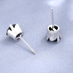 Ladies earrings with sparkling crystals in exquisite wreath design Calm Wears-https://detail.1688.com/offer/613070938389.html-Calm Wears-White-925-Calm Wears