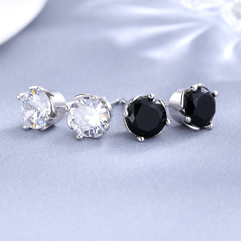 Ladies earrings with sparkling crystals in exquisite wreath design Calm Wears-https://detail.1688.com/offer/613070938389.html-Calm Wears-White-925-Calm Wears