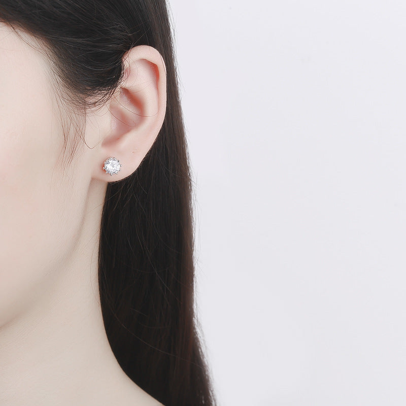 Ladies earrings with sparkling zirconia in elegant wreath design Calm Wears-https://detail.1688.com/offer/664675909413.html-Calm Wears-Platinum-925-Calm Wears