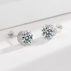 Ladies earrings with sparkling zirconia in elegant wreath design Calm Wears-https://detail.1688.com/offer/664675909413.html-Calm Wears-Platinum-925-Calm Wears