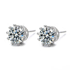 Ladies earrings with sparkling zirconia in elegant wreath design Calm Wears-https://detail.1688.com/offer/664675909413.html-Calm Wears-Platinum-925-Calm Wears