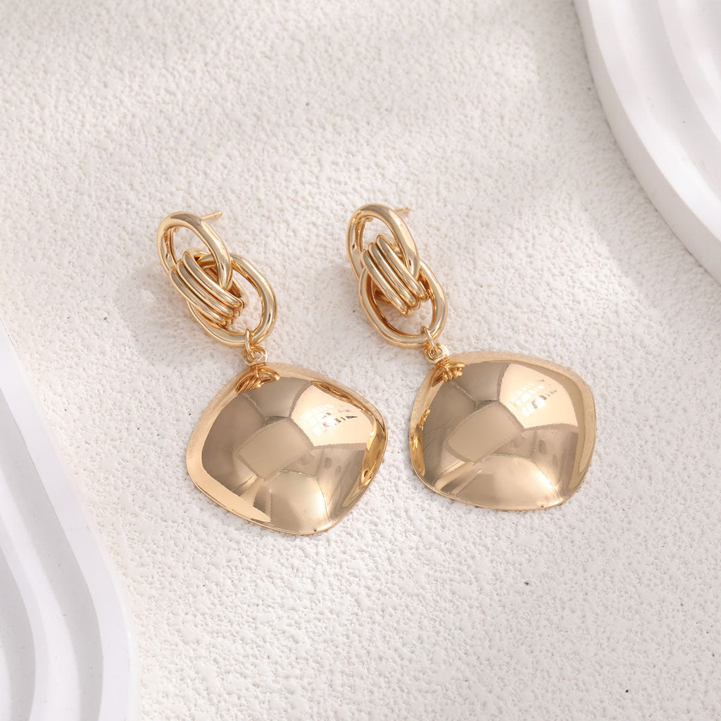 Ladies Elegant and Stylish Earrings with Floral Designs Calm Wears-https://detail.1688.com/offer/834007431746.html-Calm Wears-Gold-Calm Wears