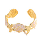Ladies Elegant Wave-Shaped Bracelets Calm Wears-https://detail.1688.com/offer/1058642796434.html-Calm Wears-Black-Calm Wears