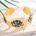 Ladies Elegant Wave-Shaped Bracelets Calm Wears-https://detail.1688.com/offer/1058642796434.html-Calm Wears-Black-Calm Wears