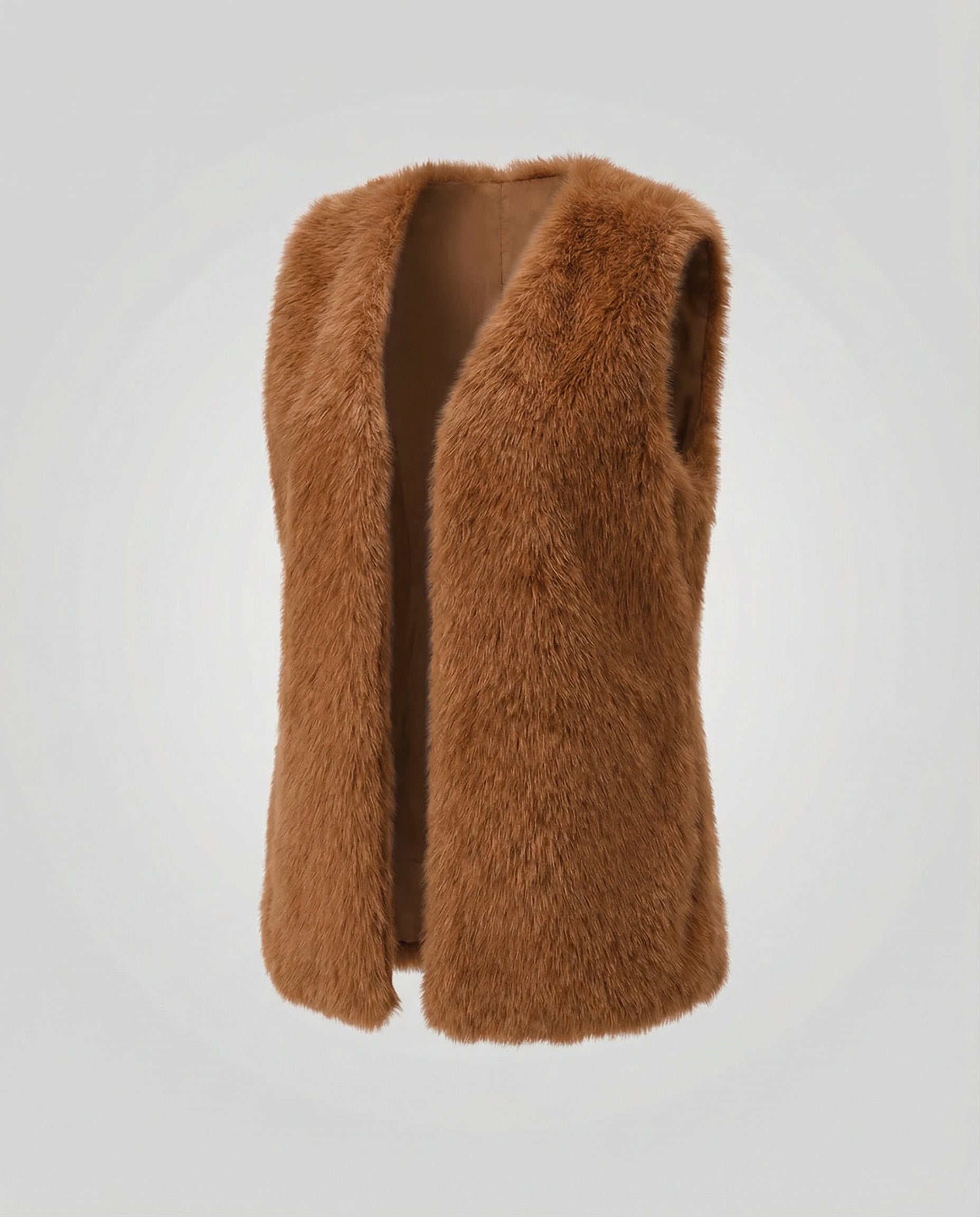 Ladies Faux Fur Vest-https://detail.1688.com/offer/960686955906.html-Calm Wears-Beige-S-Calm Wears