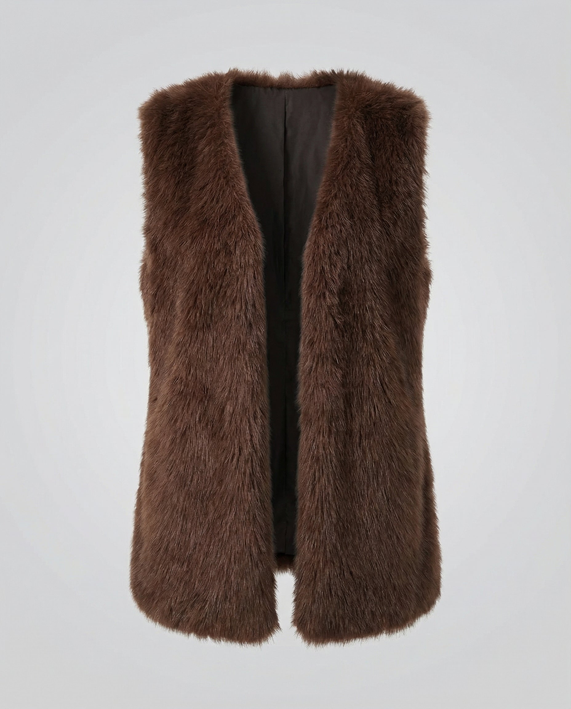 Ladies Faux Fur Vest-https://detail.1688.com/offer/960686955906.html-Calm Wears-Coffee-S-Calm Wears