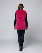 Ladies Faux Fur Vest-https://detail.1688.com/offer/960686955906.html-Calm Wears-Magenta-S-Calm Wears