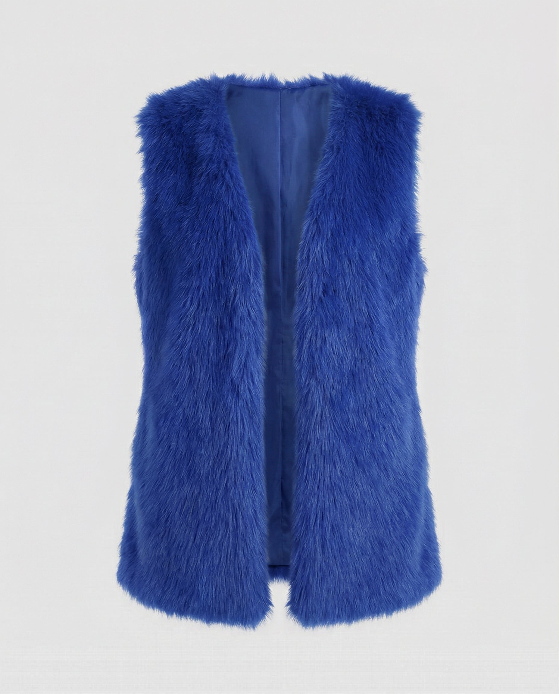 Ladies Faux Fur Vest-https://detail.1688.com/offer/960686955906.html-Calm Wears-Royal Blue-S-Calm Wears