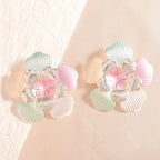 Ladies' flower earrings with intricate design and glossy accents Calm Wears-https://detail.1688.com/offer/959216930566.html-Calm Wears-Style 10-Calm Wears
